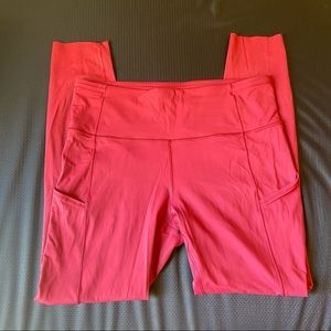 Lululemon Pink Fast and Free Tight 25in